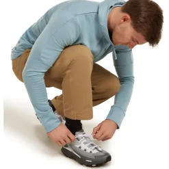 Sokken|Sokken < Icebreaker erino Hike+ Heavy Crew Sokken Heren - Back/Obsidian