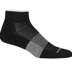 Icebreaker Merino Multisport Light Mini Sokken Heren - Zwart/Snow/Metro Heather