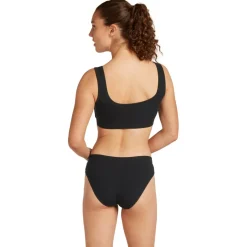 Icebreaker Merino Rib Lotus Bh voor vrouwen - Zwart