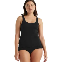 Baselayers < Icebreaker erino iren Tanktop Dae - Zwart