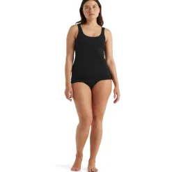 Baselayers < Icebreaker erino iren Tanktop Dae - Zwart