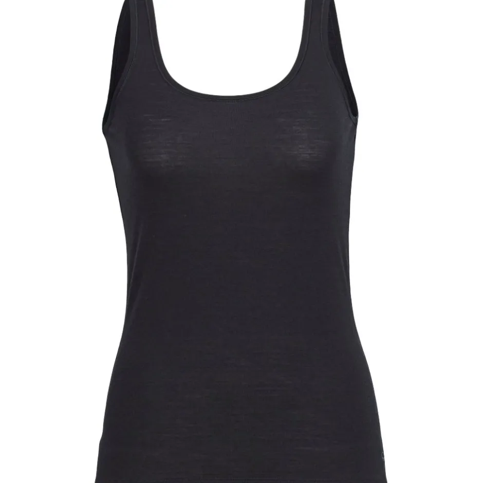 Baselayers < Icebreaker erino iren Tanktop Dae - Zwart