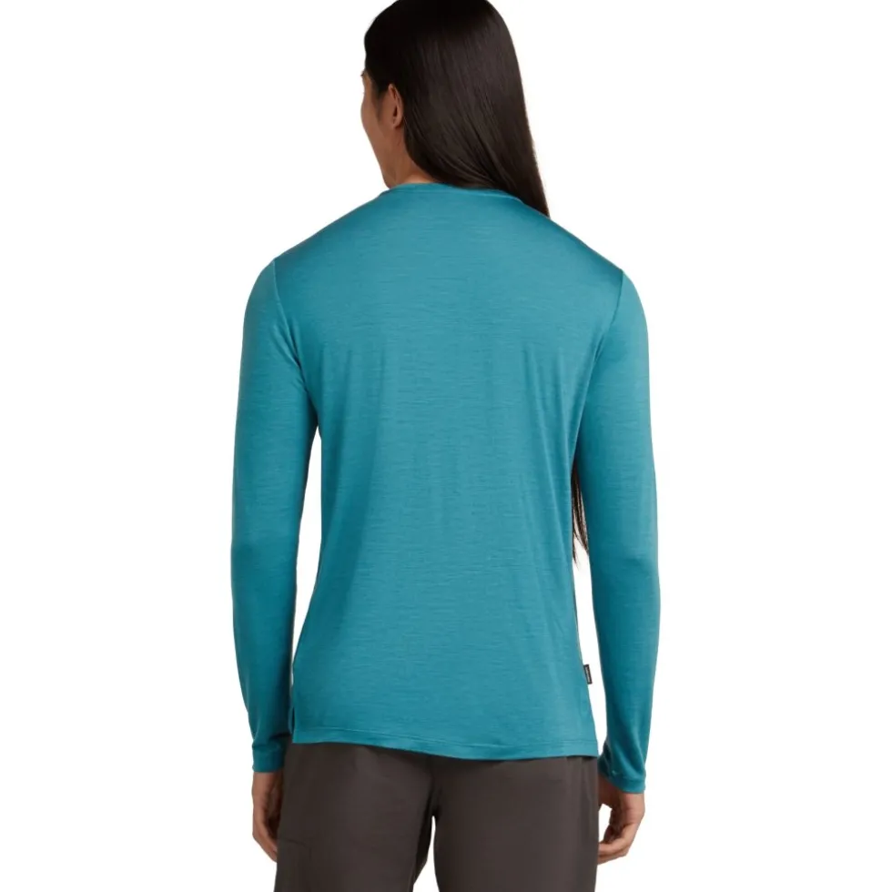 Icebreaker Merino 125 Cool-Lite™ Sphere III Shirt met Lange Mouwen Heren - Topaz