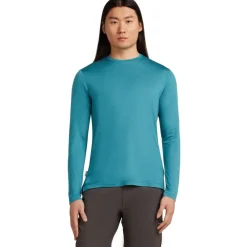 Icebreaker Merino 125 Cool-Lite™ Sphere III Shirt met Lange Mouwen Heren - Topaz