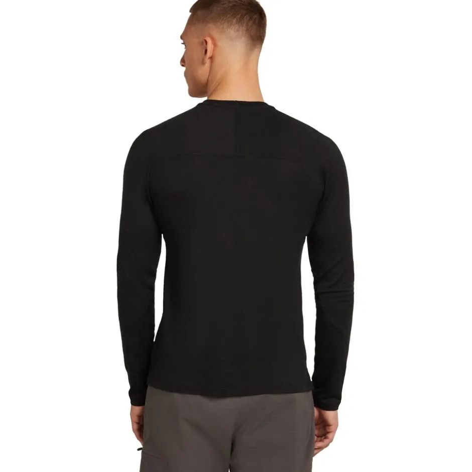 T-Shirts En Tops|Shirts & Midlayers < Icebreaker 150 erinoFine™ Ace Shirt et ange ouwen Heren - Zwart