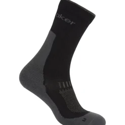 Icebreaker Merino Hike+ Light Crew Sokken Heren - Zwart/Obsidian