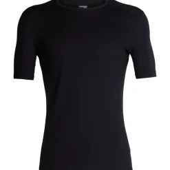 Icebreaker Merino 200 Oasis Crewe T-Shirt Heren - Zwart