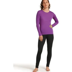 Icebreaker Merino 200 Oasis High Rise Tights Dames - Zwart