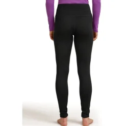 Icebreaker Merino 200 Oasis High Rise Tights Dames - Zwart