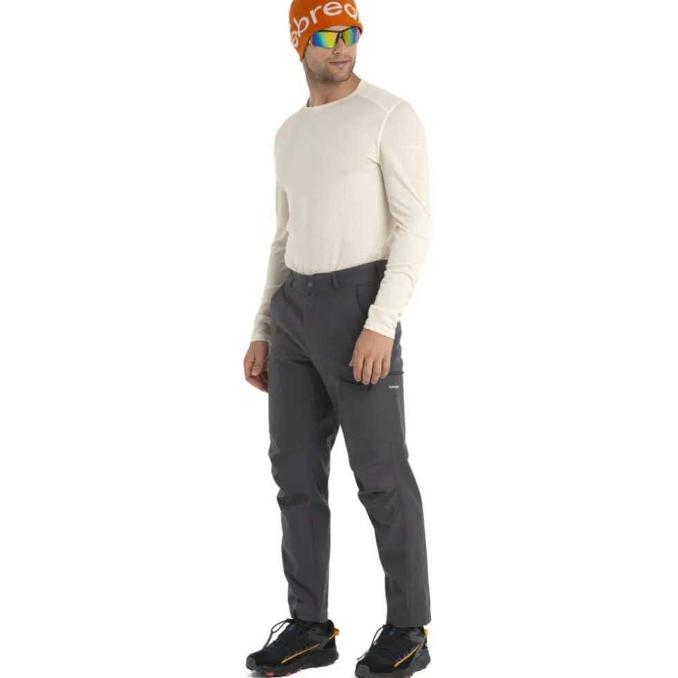 Icebreaker Merino 200 Oasis Thermo-shirt met lange mouwen voor heren - Undyed