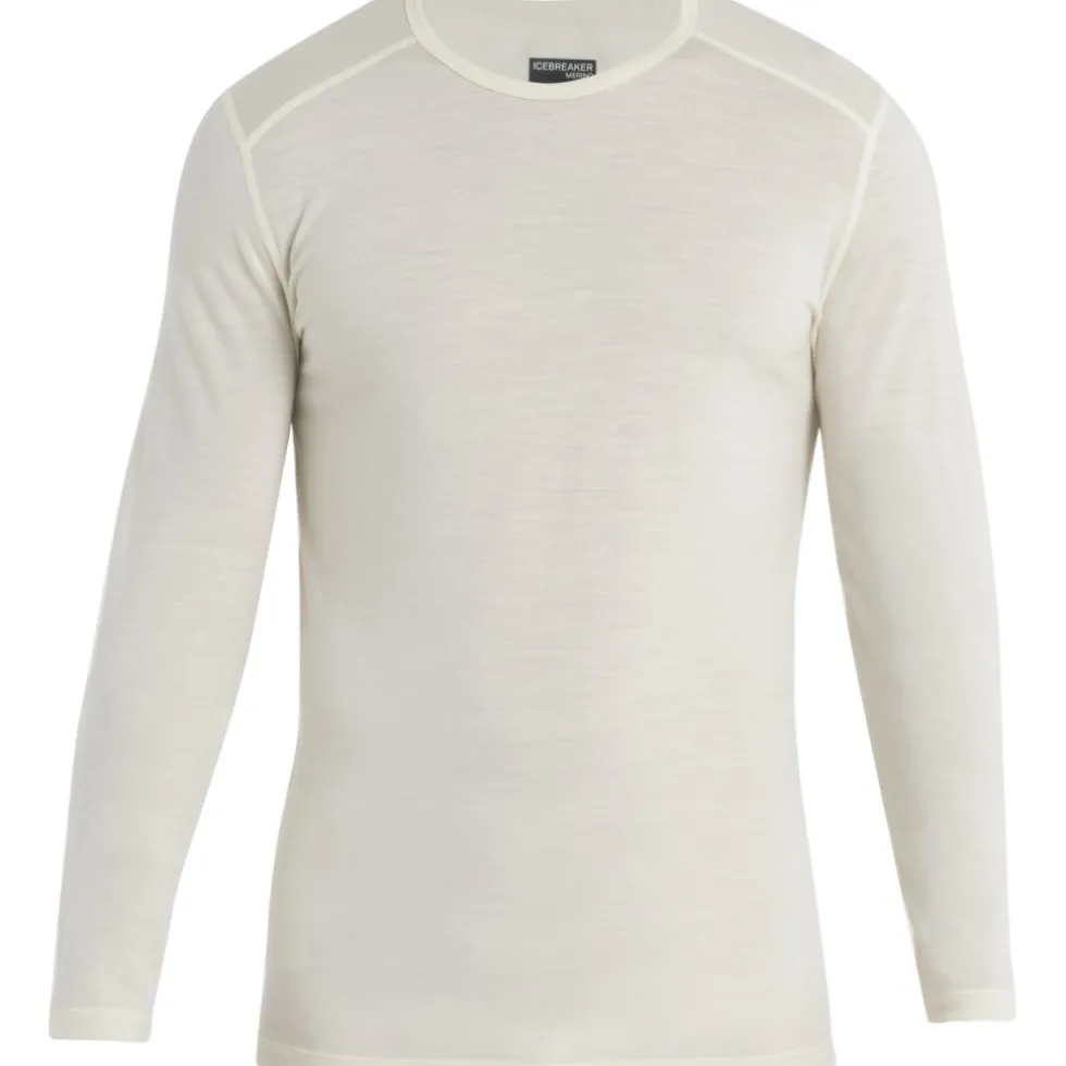 Icebreaker Merino 200 Oasis Thermo-shirt met lange mouwen voor heren - Undyed