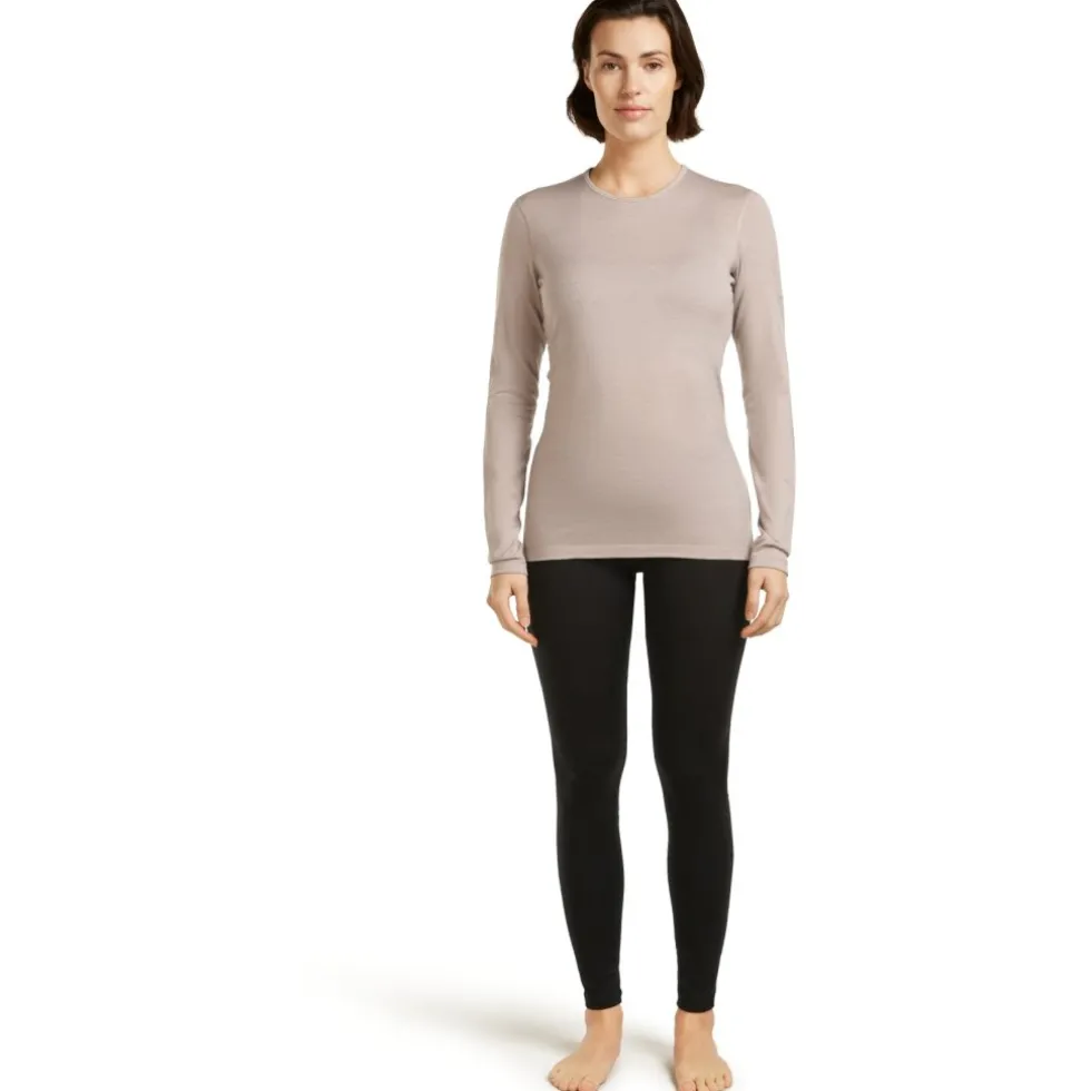 Icebreaker Merino 200 Oasis Thermo-shirt met lange mouwen voor dames - Pink Quartz