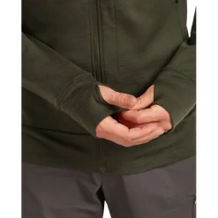 Shirts & Midlayers < Icebreaker erino 260 Quantu Herenjas et ange ouwen en ritssuiting - Dark oden