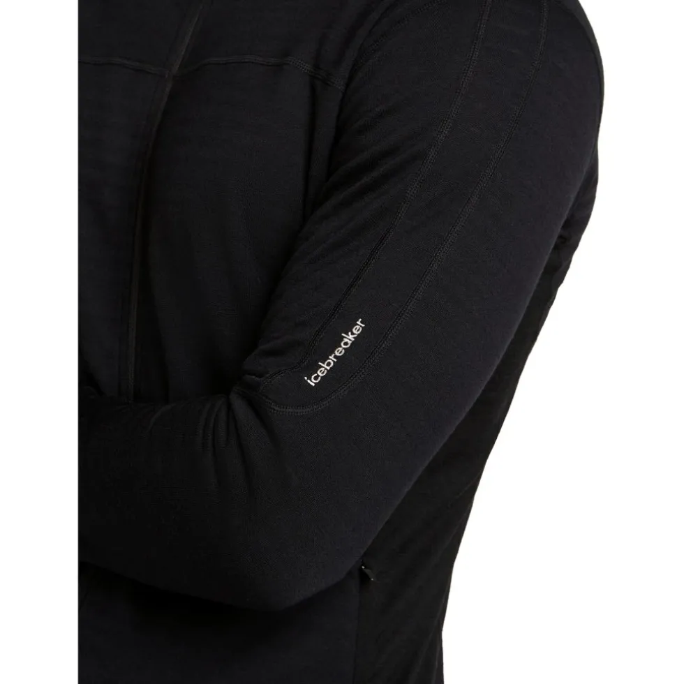 Icebreaker Merino 300 RealFleece™ Descender Jas Heren - Zwart