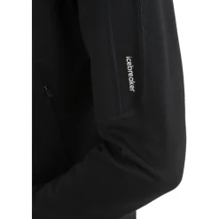 Shirts & Midlayers < Icebreaker Merino 560 RealFleece™ Elemental II Ja met Capuchon Dame - Zwart