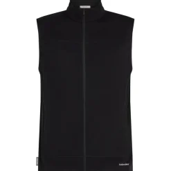 Icebreaker Merino 300 RealFleece™ Descender Vest Heren - Zwart