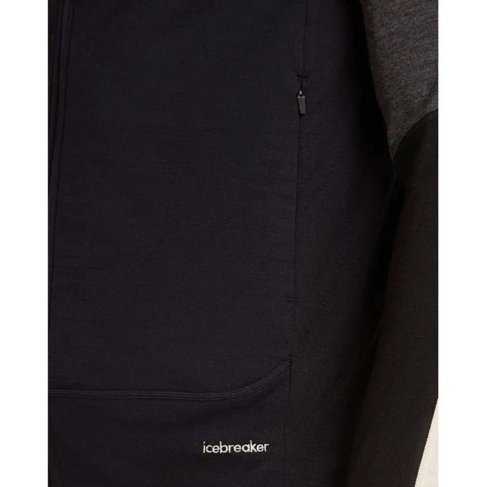 Icebreaker Merino 300 RealFleece™ Descender Vest Heren - Zwart
