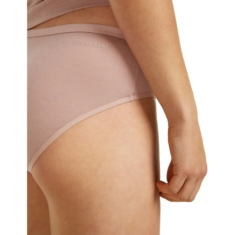 Icebreaker Merino Siren Hipkini Slips Dames - Pink Quartz