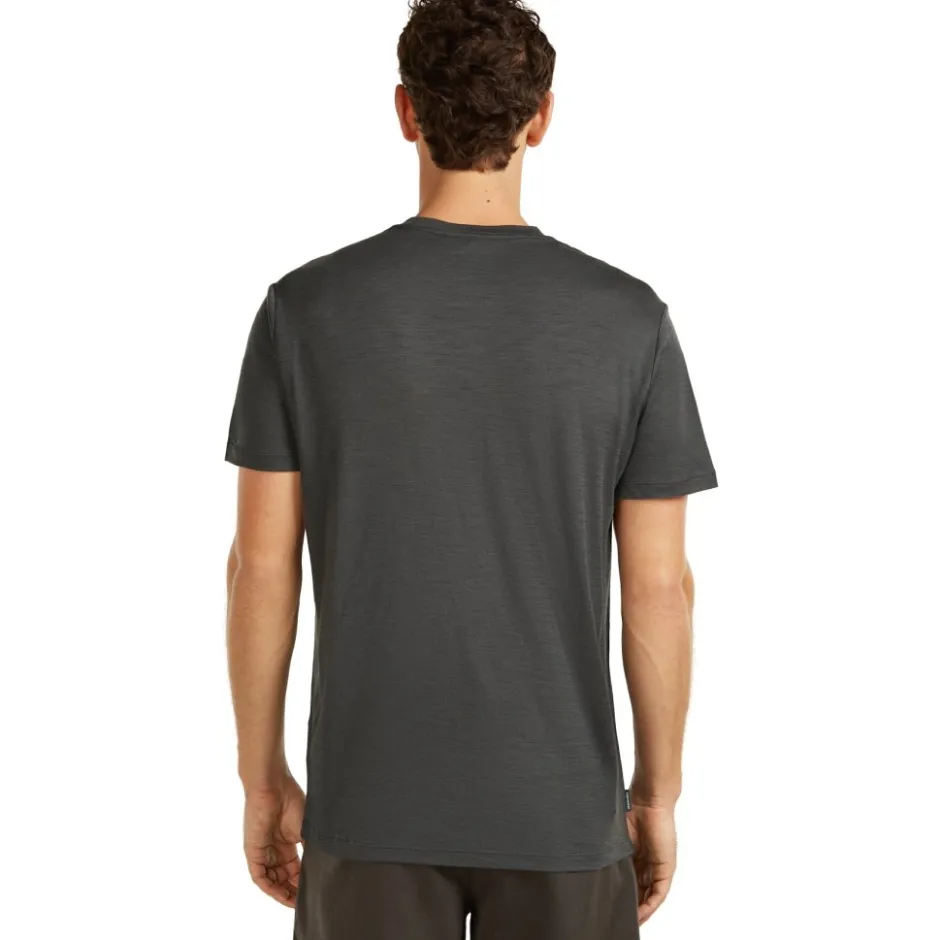 Shirts & Midlayers < Icebreaker erino 150 Tech ite Bear Catch T-hirt heren - Obidian
