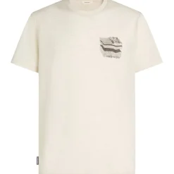 Icebreaker Merino 150 Tech Lite Evolving Layers T-shirt heren - Ecru Hthr