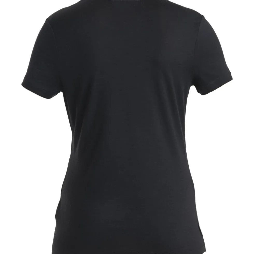 Icebreaker Merino 150 Tech Lite T-Shirt Vrouwen - Zwart