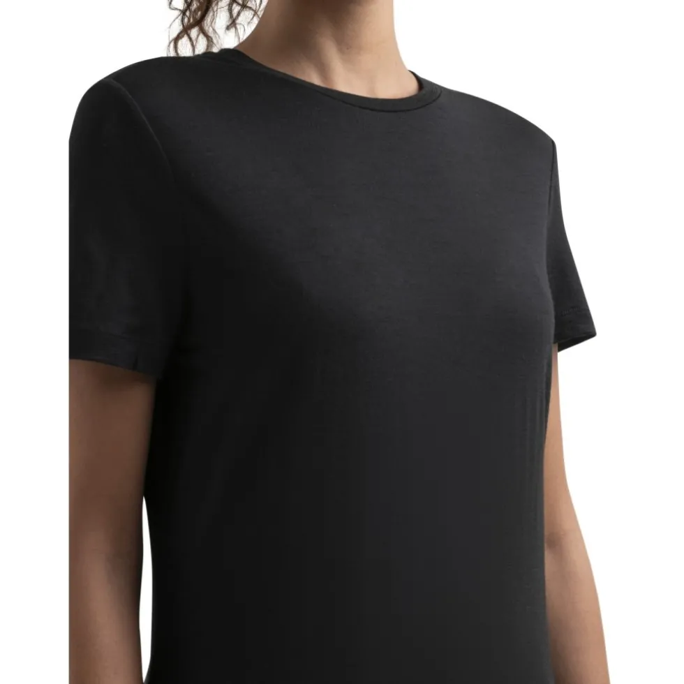 Icebreaker Merino 150 Tech Lite T-Shirt Vrouwen - Zwart