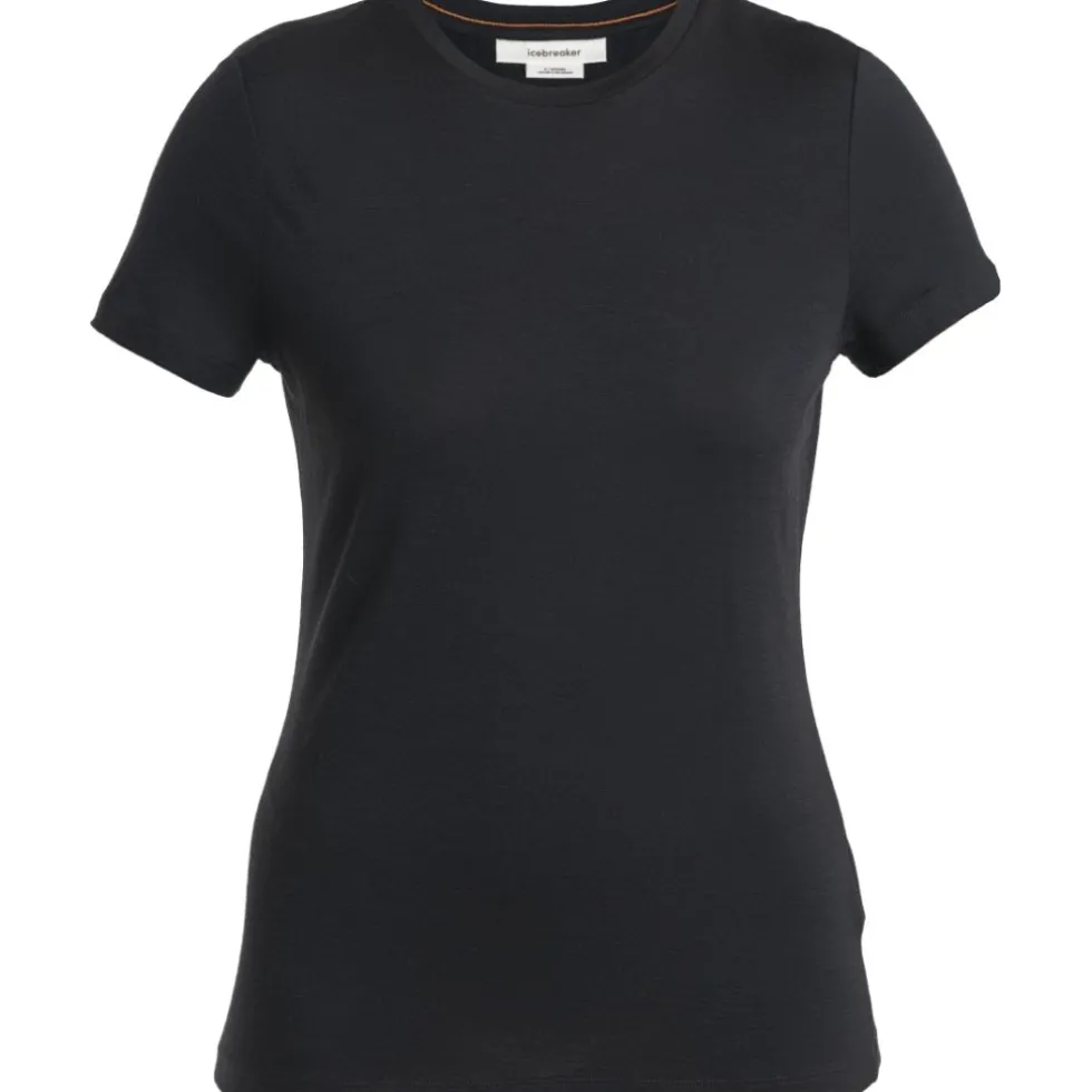 Icebreaker Merino 150 Tech Lite T-Shirt Vrouwen - Zwart