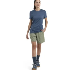 Shirts & Midlayers < Icebreaker erino 150 Tech ite T-hirt Vrouwen - Dawn