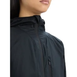 Jassen & Vesten < Icebreaker hell+™ Merino Cotton Windbreaker Dame - Zwart