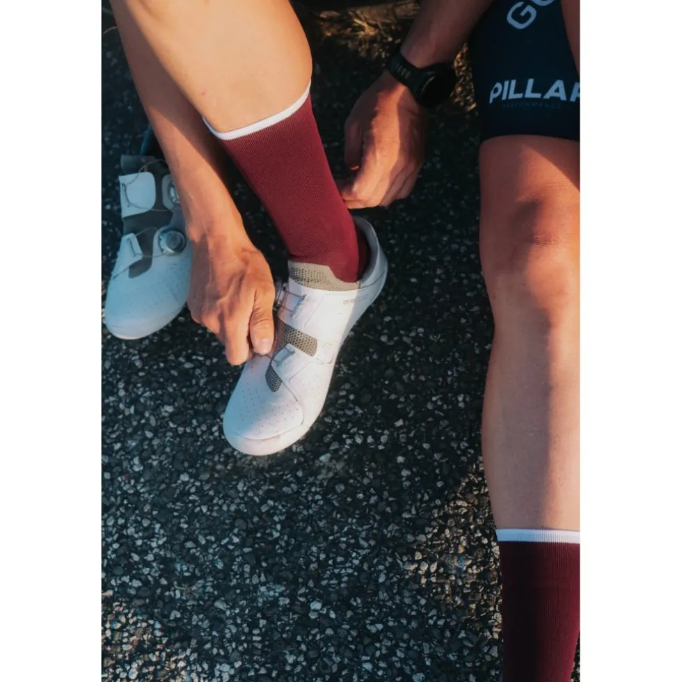 INCYLENCE Ultralight Pure Sokken - Bordeaux