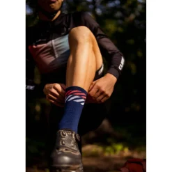 INCYLENCE Merino Light Lanes Sokken - Navy Inferno