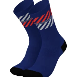 INCYLENCE Merino Light Lanes Sokken - Navy Inferno