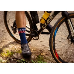 INCYLENCE Merino Light Lanes Sokken - Navy Inferno