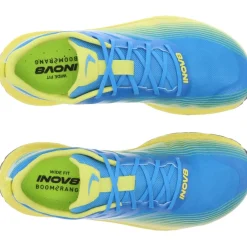 Inov-8 TrailFly Speed Hardloopschoenen Heren - blauw/geel
