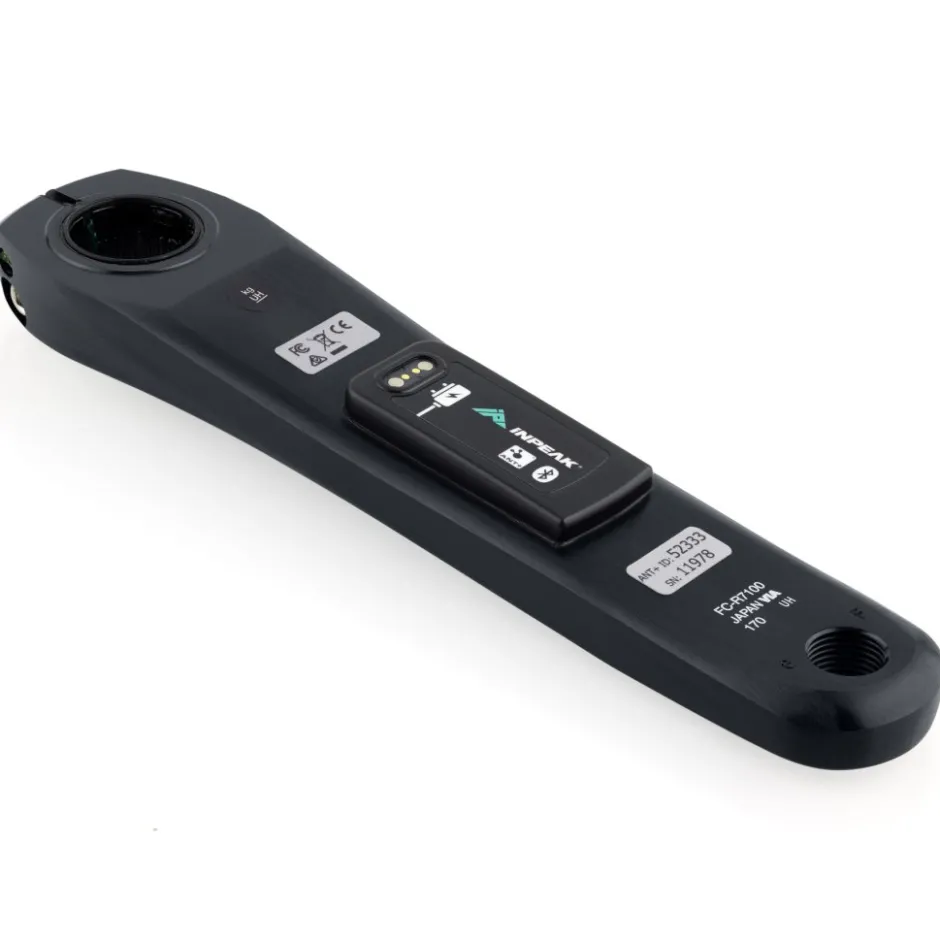 Crankstellen|Vermogensmeters < INPEAK Powercrank-E Powermeter Crankarm - Ready | Single (links) - Shimano 105 FC-R7100