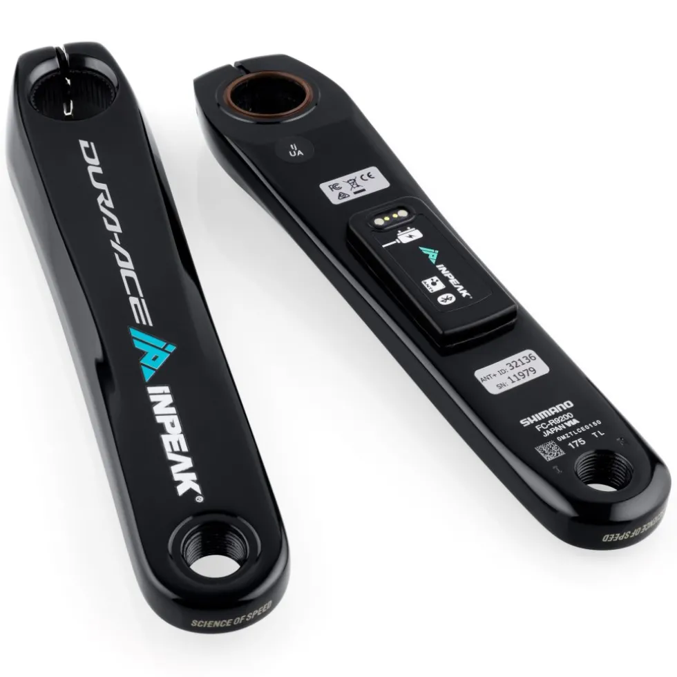 INPEAK Powercrank-E Powermeter Crankarm - Ready | Single (links) - Shimano Dura Ace FC-R9200