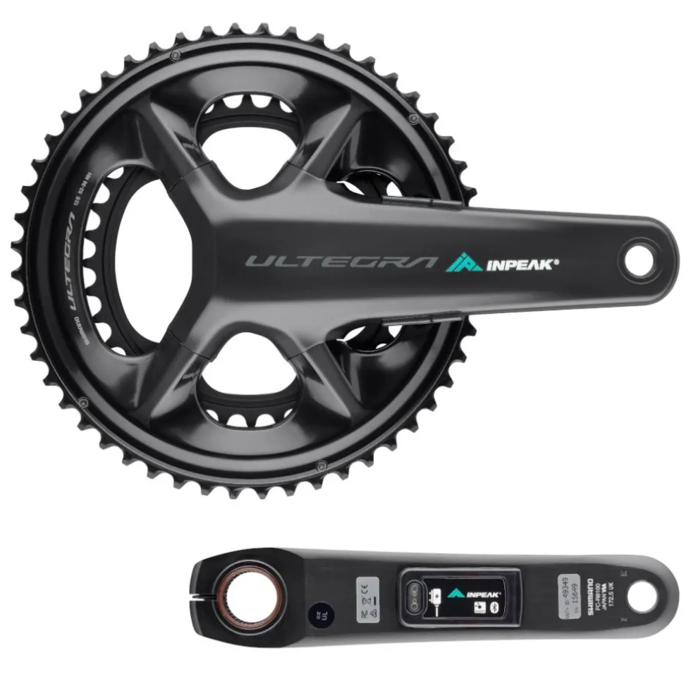 INPEAK Powercrank-E TWiN2 EVO Powermeter Crankset - Shimano Ultegra FC-R8100 - 52/36