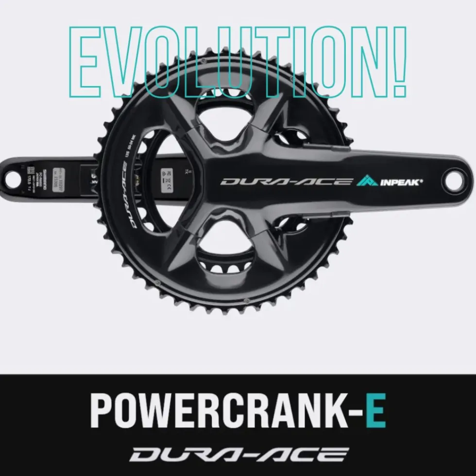 INPEAK Powercrank-E TWiN2 EVO Powermeter Crankset - Shimano Dura-Ace FC-R9200 - 54/40