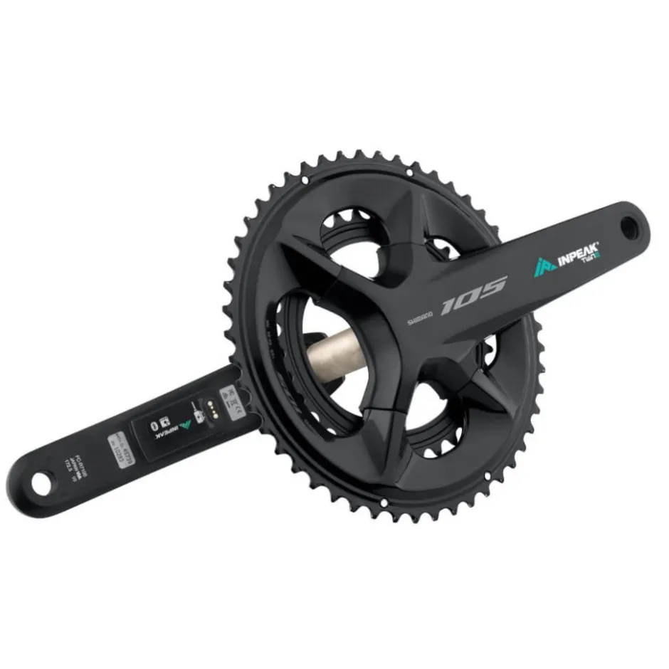 Crankstellen|Vermogensmeters < INPEAK Powercrank-E TWiN2 Powermeter Crankset - Shimano 105 FC-R7100 - 50/34