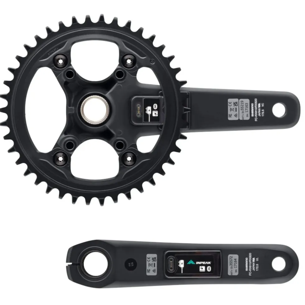INPEAK Powercrank-E TWiN2 Powermeter Crankset - Shimano GRX FC-RX820 - 42