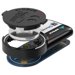 Vermogensmeters|Vermogensmeters < INPEAK Powercrank Powermeter Crankarm - Ready | Single (links) - Shimano GRX FC-RX820 / FC-RX810
