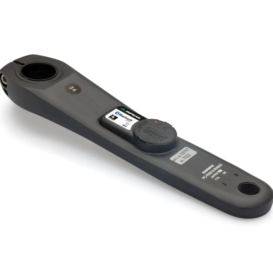 Vermogensmeters|Vermogensmeters < INPEAK Powercrank Powermeter Crankarm - Ready | Single (links) - Shimano GRX FC-RX820 / FC-RX810