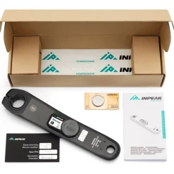 Vermogensmeters|Vermogensmeters < INPEAK Powercrank Powermeter Crankarm - Ready | Single (links) - Shimano GRX FC-RX820 / FC-RX810
