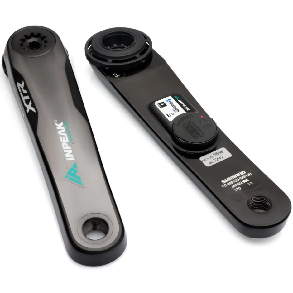Crankstellen|Vermogensmeters < INPEAK Powercrank Powermeter Crankarm - Ready | Single (links) - Shimano XTR FC-M9100