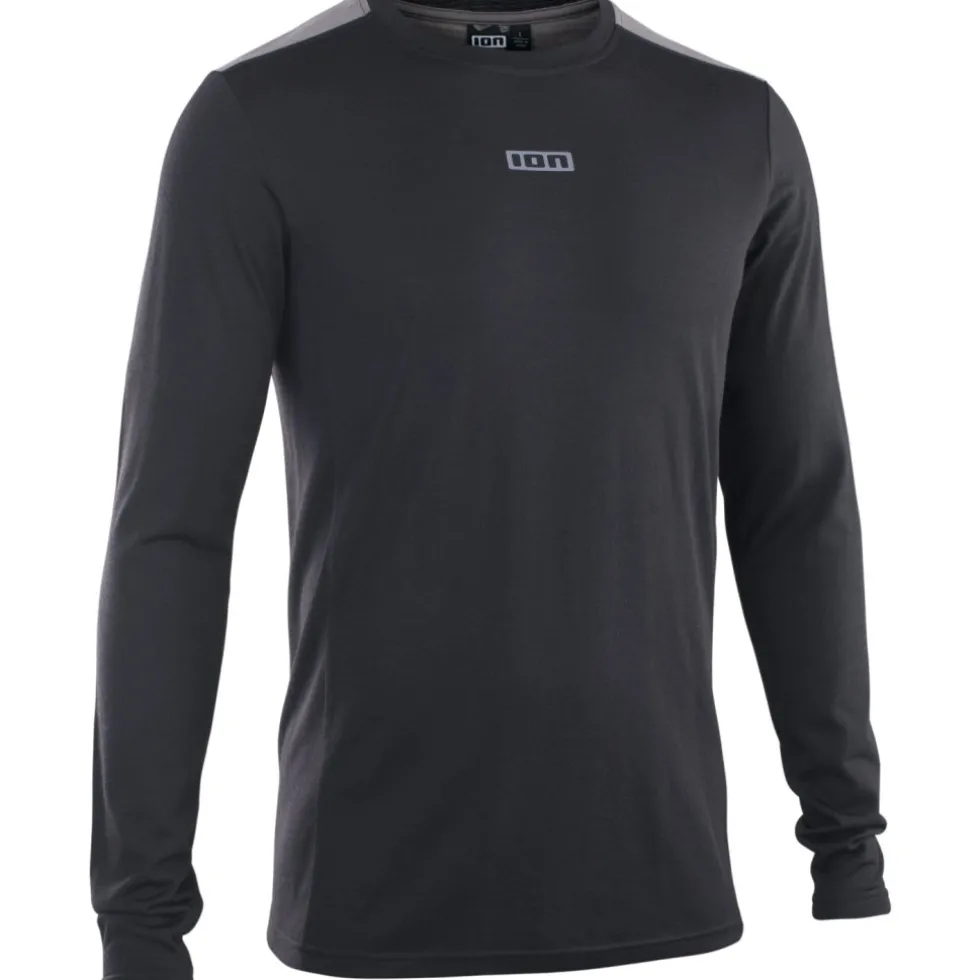 ION Bike Baselayer Merino Shirt met Lange Mouwen Heren - Zwart
