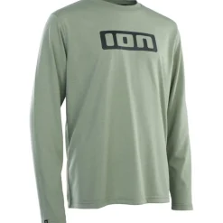 ION Bike Logo DR Fietsshirt met Lange Mouwen Kinderen - Sea Grass