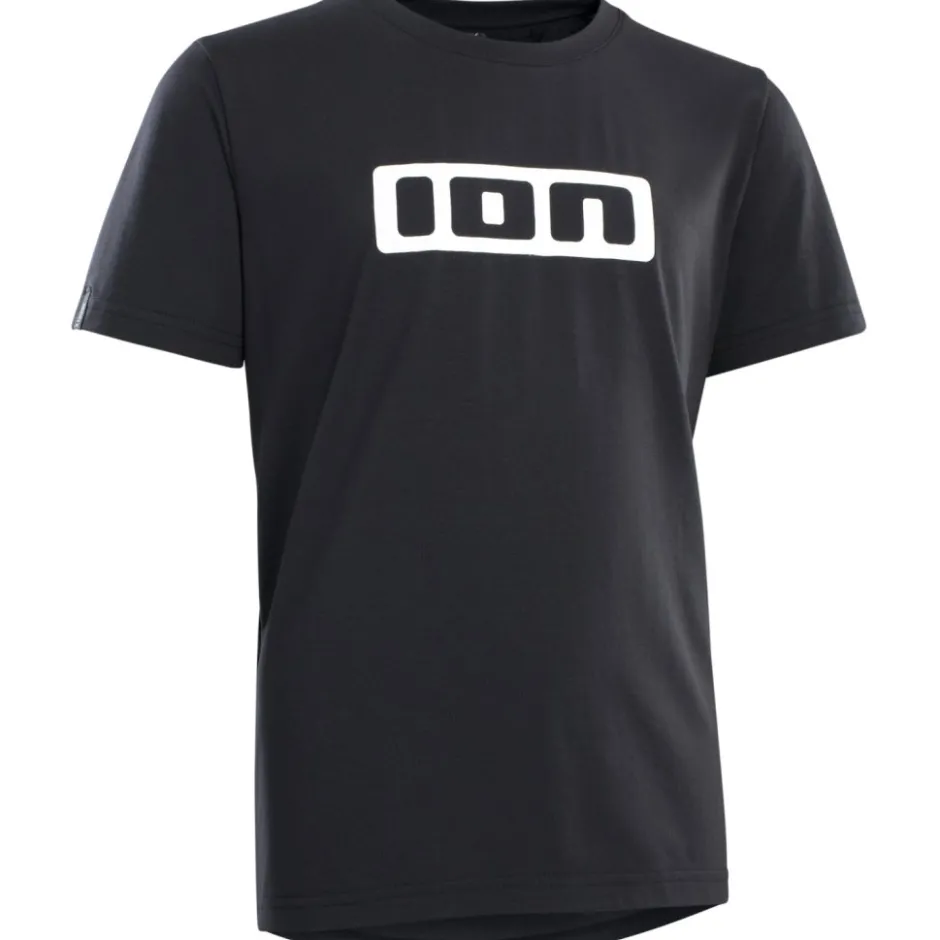 Shirts Kinderen < ION Bike Logo DR Fietsshirt met Korte Mouwen Kinderen - Zwart