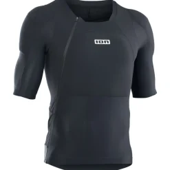 ION Bike Protection Wear AMP Protector Shirt met Korte Mouwen - Zwart