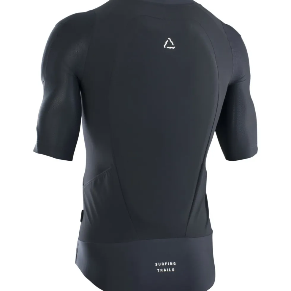 ION Bike Protection Wear AMP Protector Shirt met Korte Mouwen - Zwart