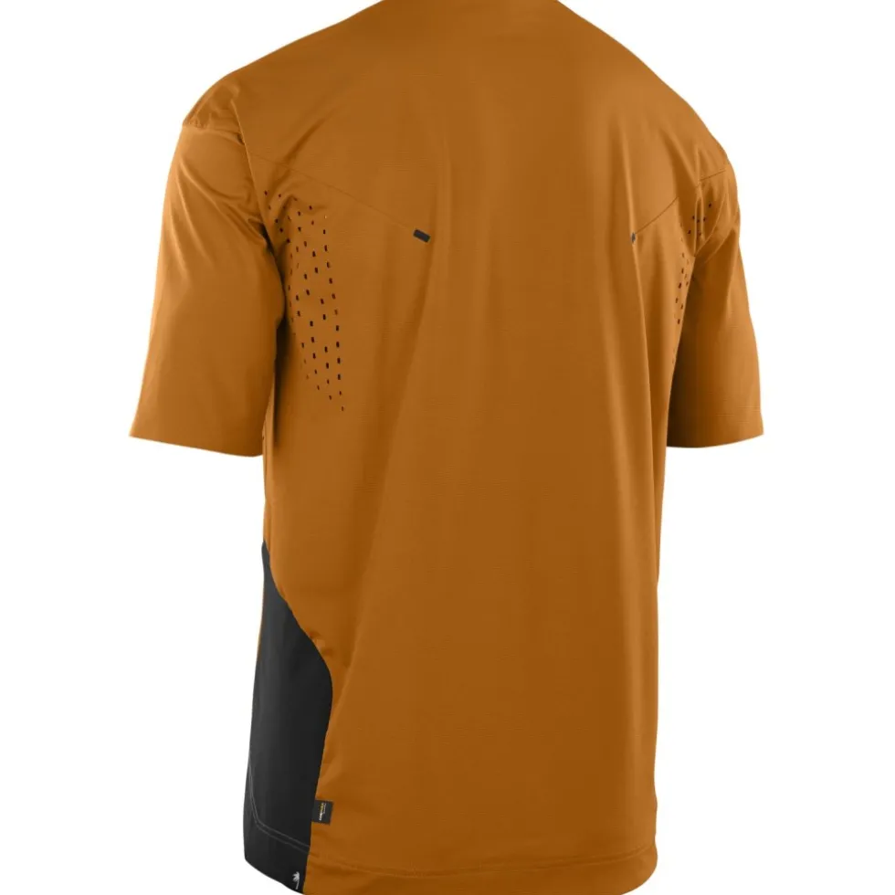 ION Bike Scrub AMP BAT Fietsshirt met Korte Mouwen Heren - Rocky Orange